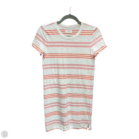 Dress Casual Short By Lou And Grey In Orange & White, Size: Xs