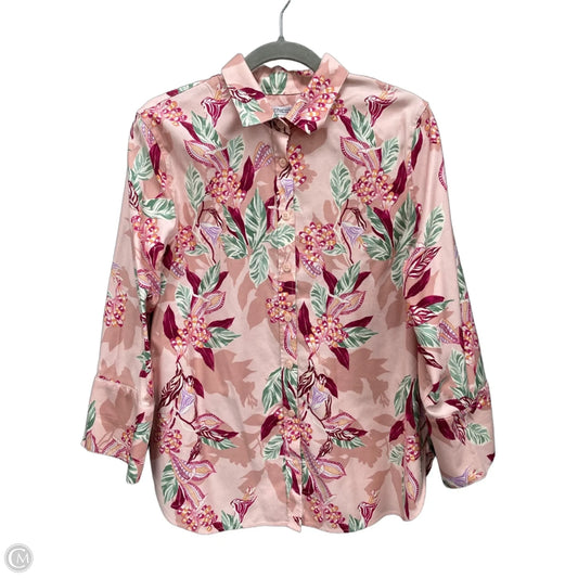 Top Long Sleeve By Chicos In Pink, Size: 10