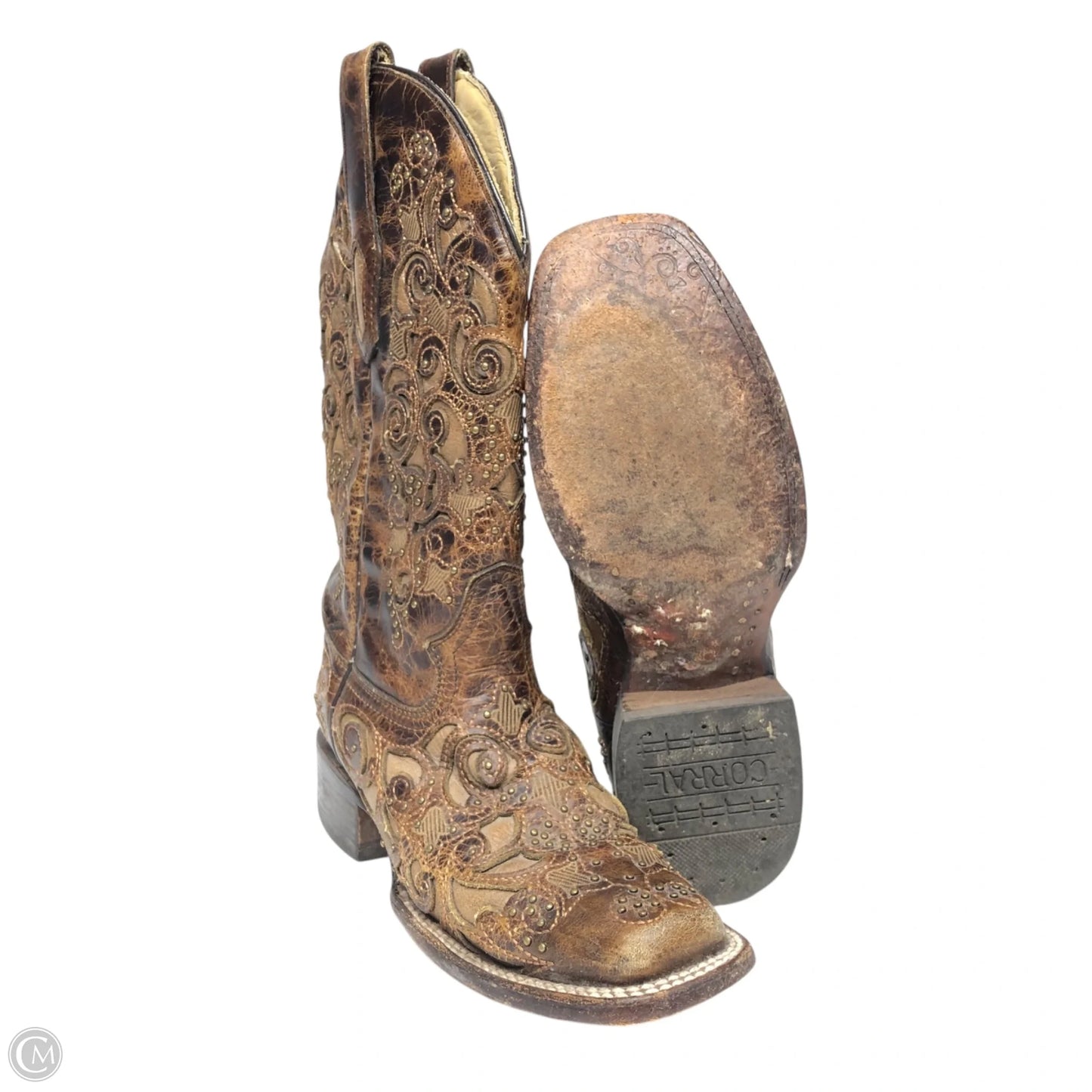 Boots Western By Corral In Brown, Size: 7