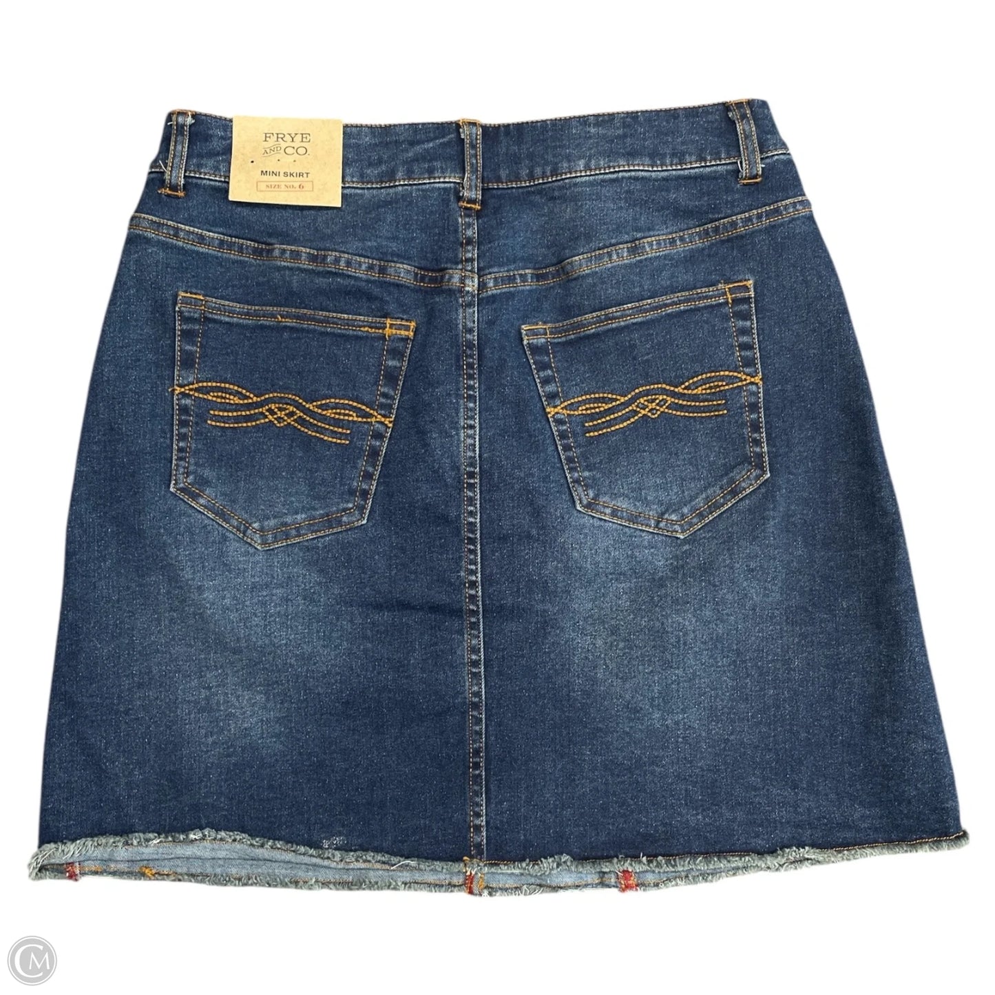 Skirt Mini & Short By Frye And Co In Blue Denim, Size: 6