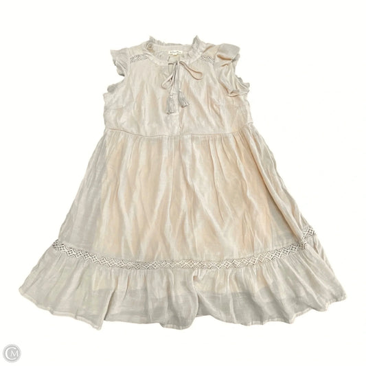 Dress Casual Short By Indigo Rose In Beige, Size: 2x