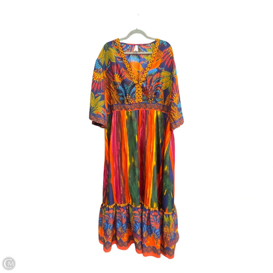 Dress Casual Maxi By Cme In Multi-colored, Size: 3x