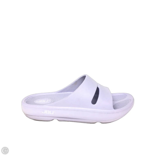 Sandals Flats By Clothes Mentor In Purple, Size: 10