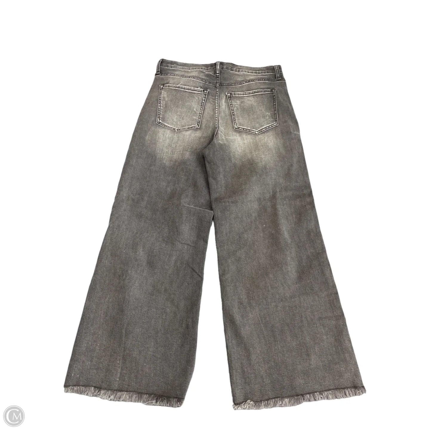 Jeans Wide Leg By Sneak Peek In Black Denim, Size: L