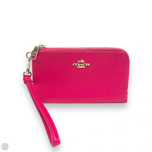 Wristlet Designer By Coach, Size: Medium