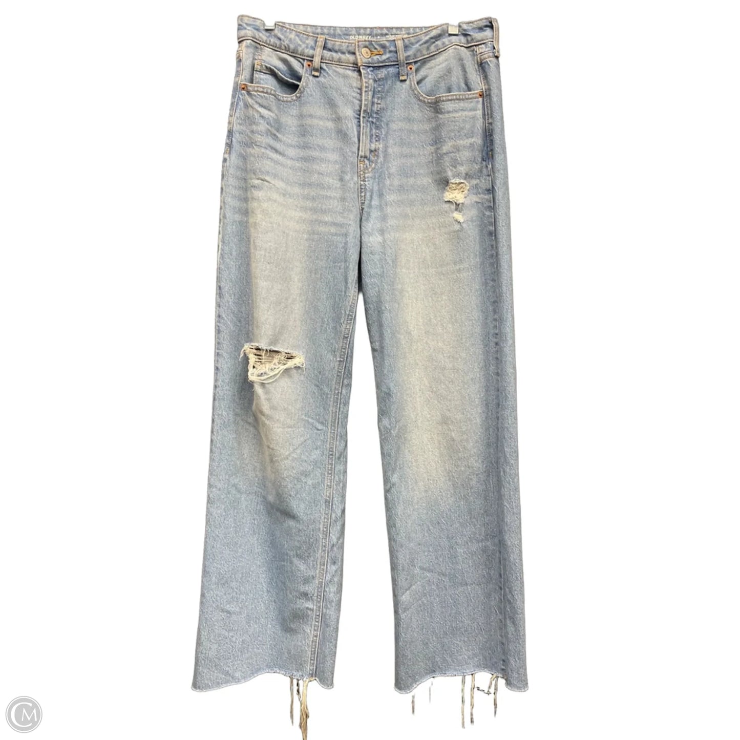 Jeans Wide Leg By Old Navy In Blue Denim, Size: 8