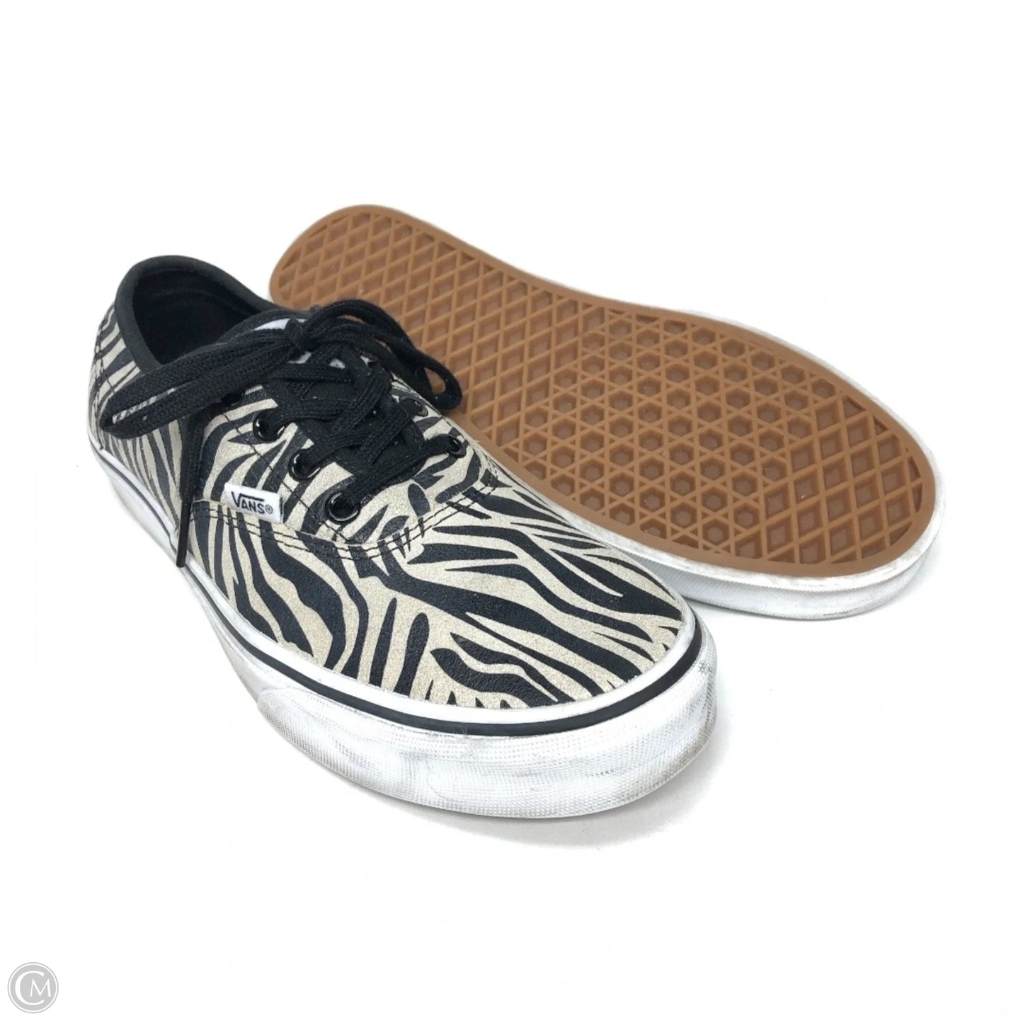 Shoes Sneakers By Vans In Animal Print, Size: 9