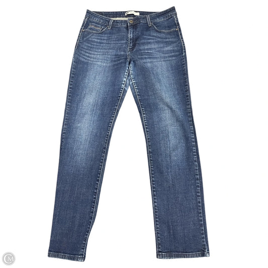 Jeans Skinny By Levis In Blue Denim, Size: 14