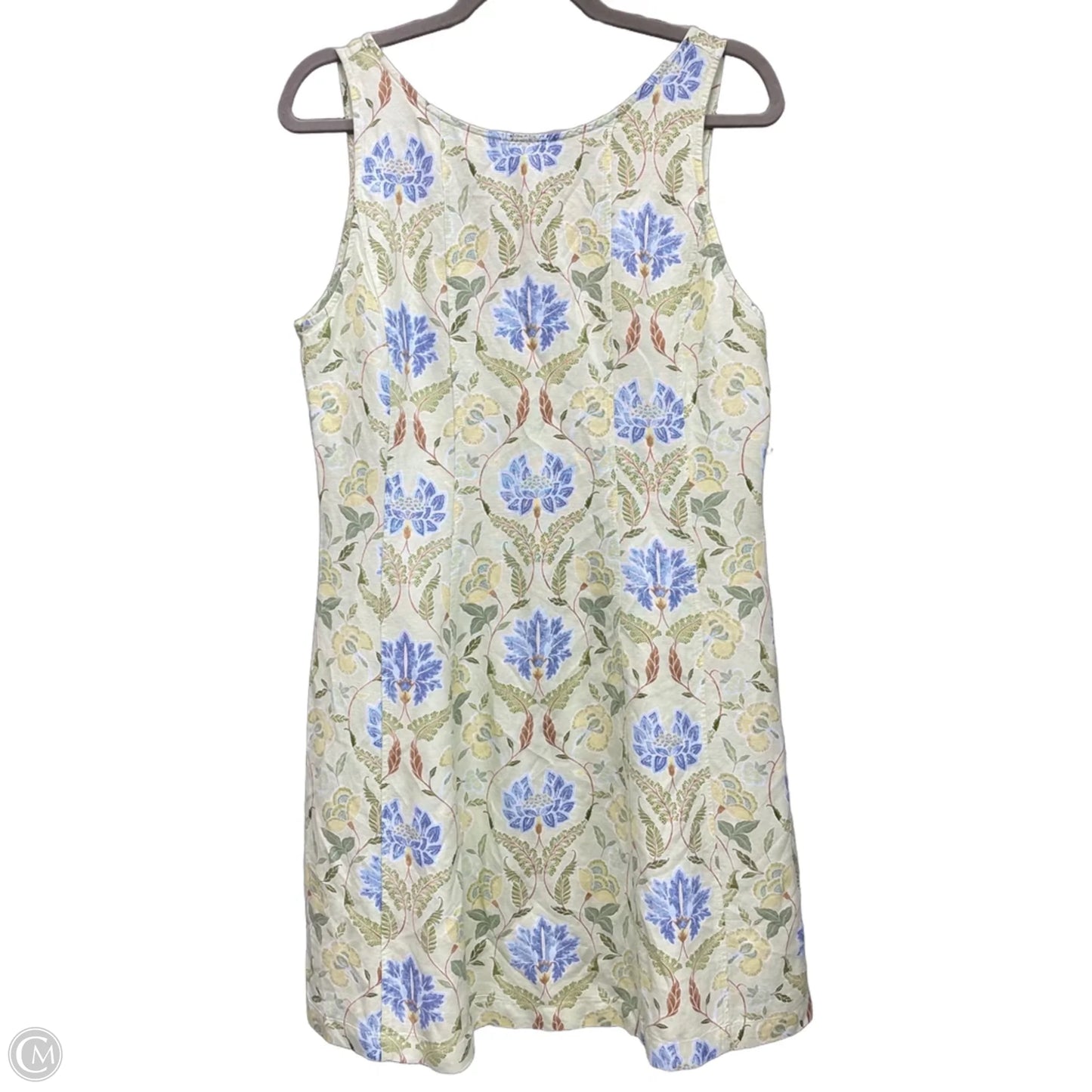 Dress Casual Short By Loft In Blue & Green, Size: 6