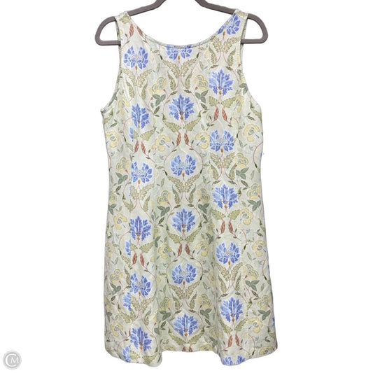 Dress Casual Short By Loft In Blue & Green, Size: 6