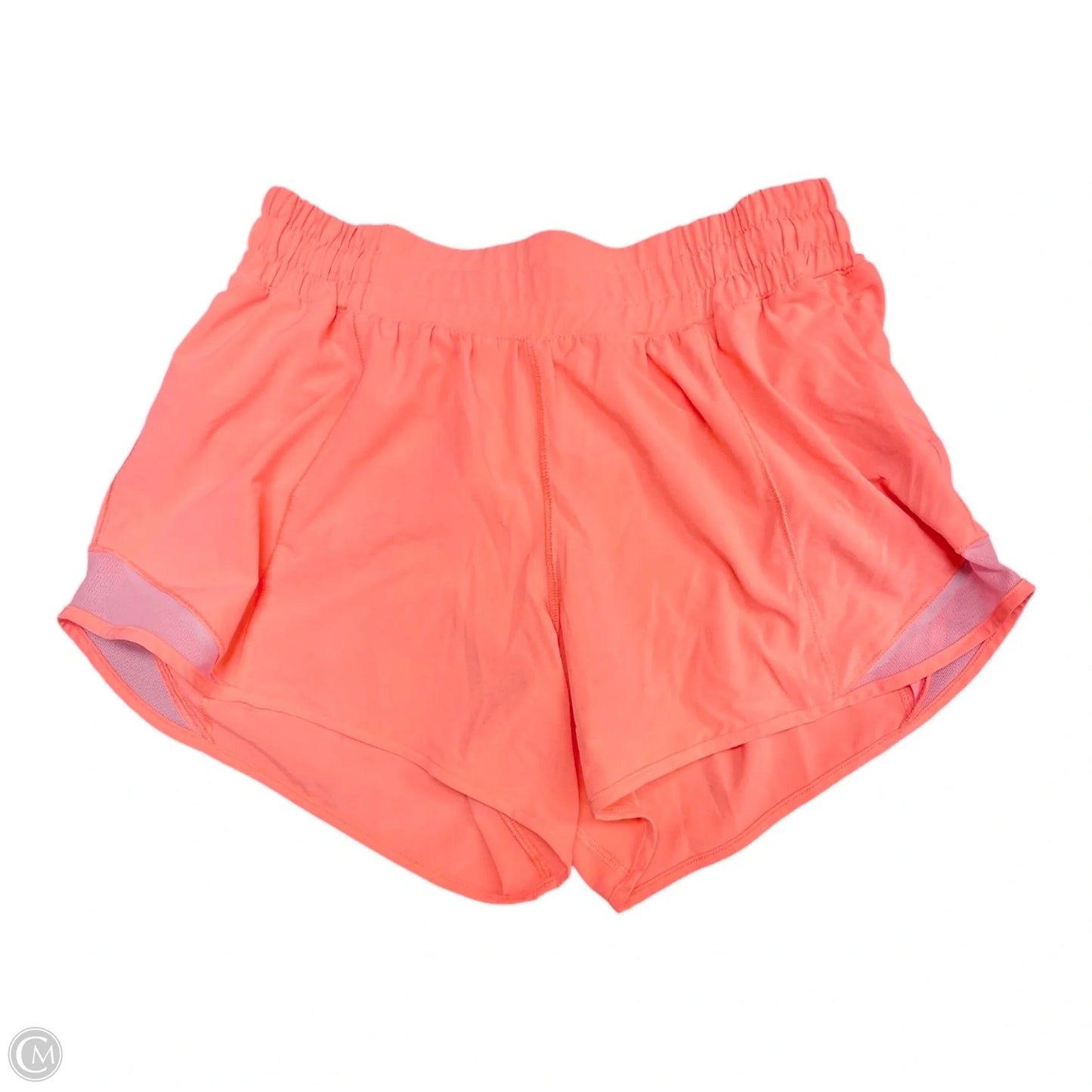 Athletic Shorts By Lululemon In Coral, Size: 6