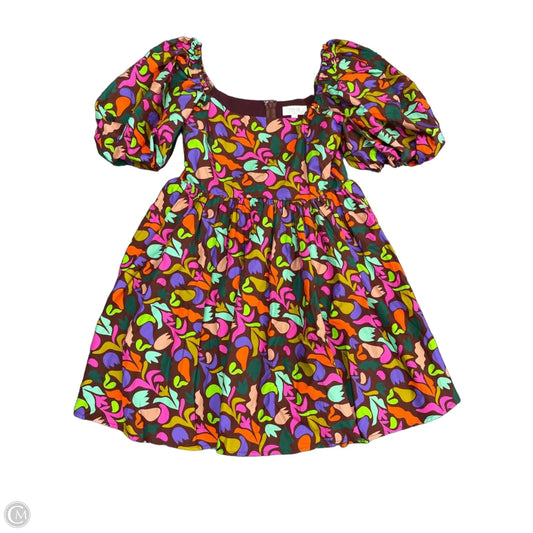Dress Casual Short By Peach Love Cream California In Multi-colored, Size: L