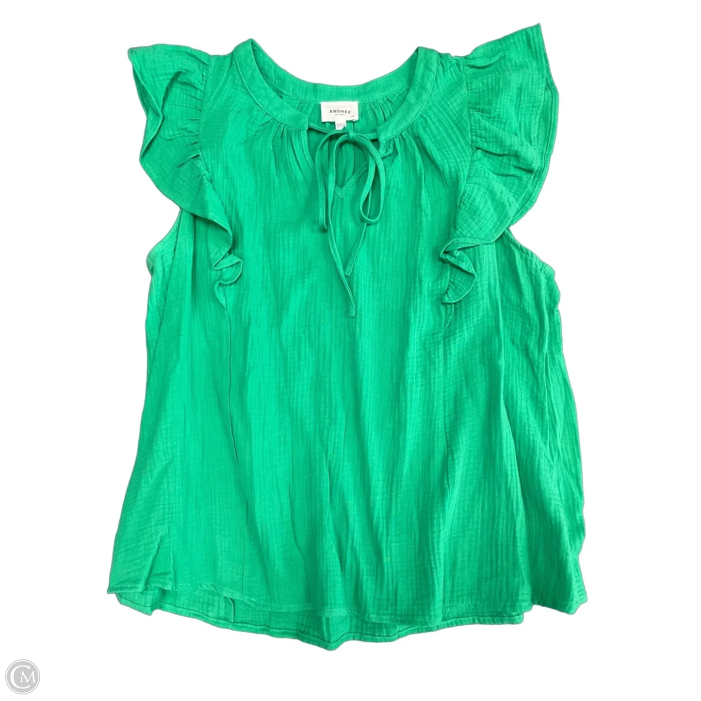 Top Sleeveless By Andree By Unit In Green, Size: 2x