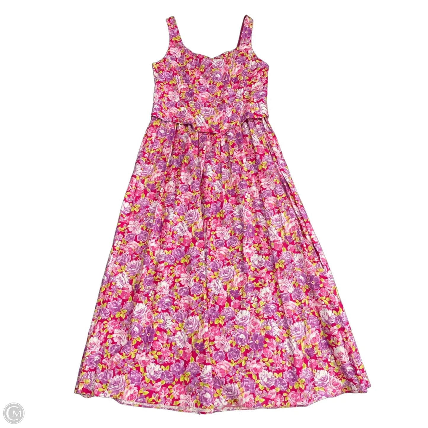 Dress Casual Midi By Karin Stevens In Pink & Purple, Size: 6