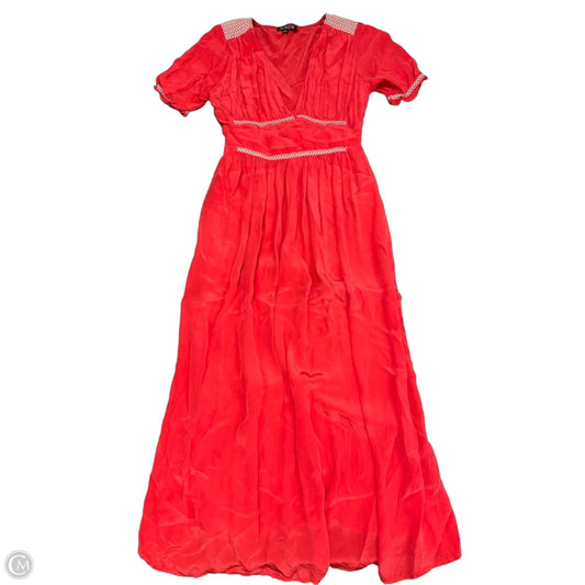 Dress Casual Midi By J. Crew In Red, Size: 6