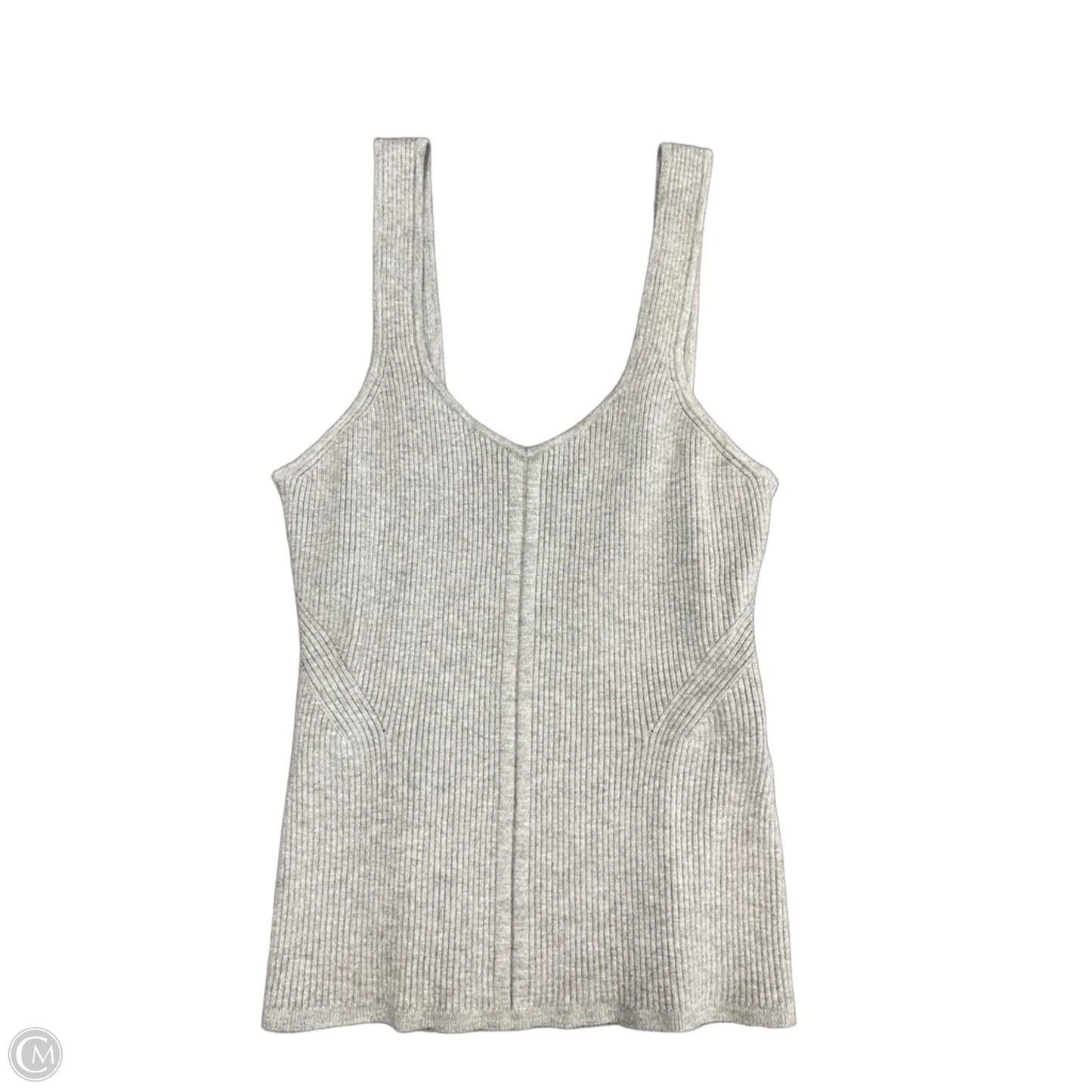 Top Sleeveless By White House Black Market In Grey, Size: L