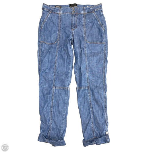 Pants Cropped By White House Black Market In Blue, Size: 10