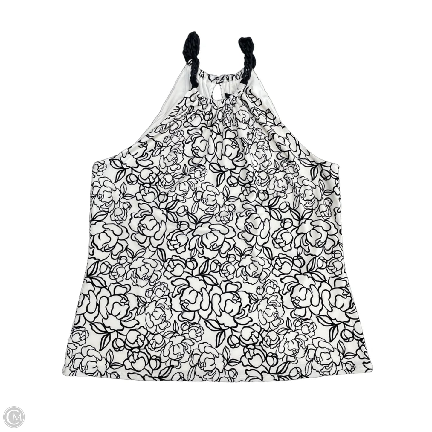 Top Sleeveless By White House Black Market In Black & White, Size: L