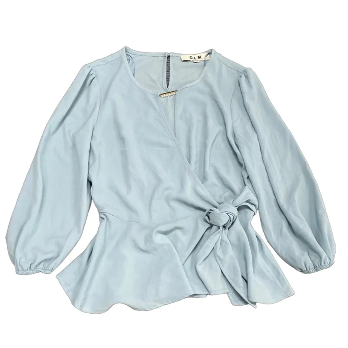 Top Long Sleeve By Clothes Mentor In Blue, Size: M