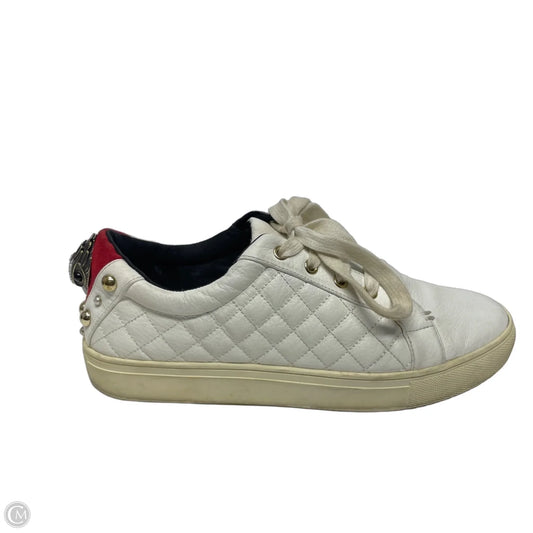 Shoes Designer By Kurt Geiger In Red & White, Size: 6