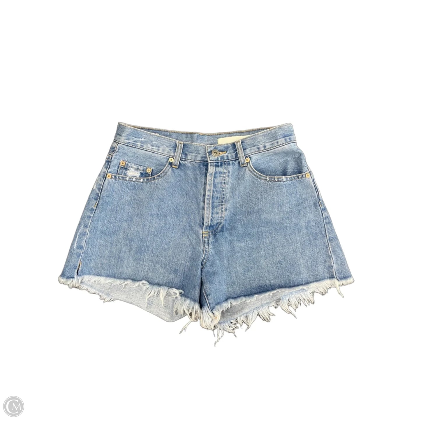 Shorts Luxury Designer By Off-white In Blue Denim, Size: 6