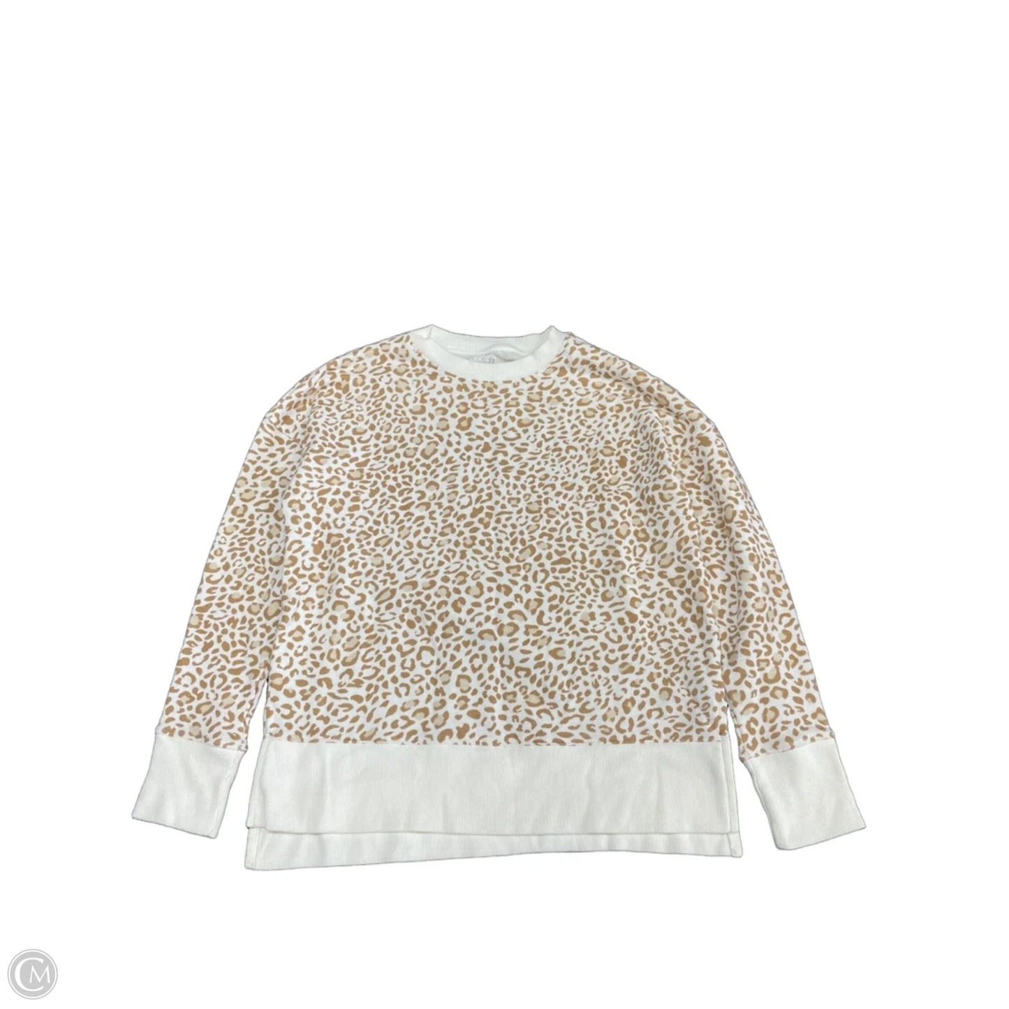 Sweatshirt Crewneck By Time And Tru In Animal Print, Size: S