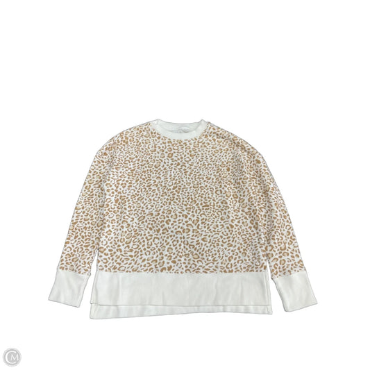 Sweatshirt Crewneck By Time And Tru In Animal Print, Size: S