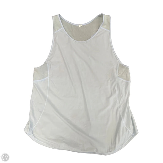 Athletic Tank Top By Lululemon In Blue, Size: Xl