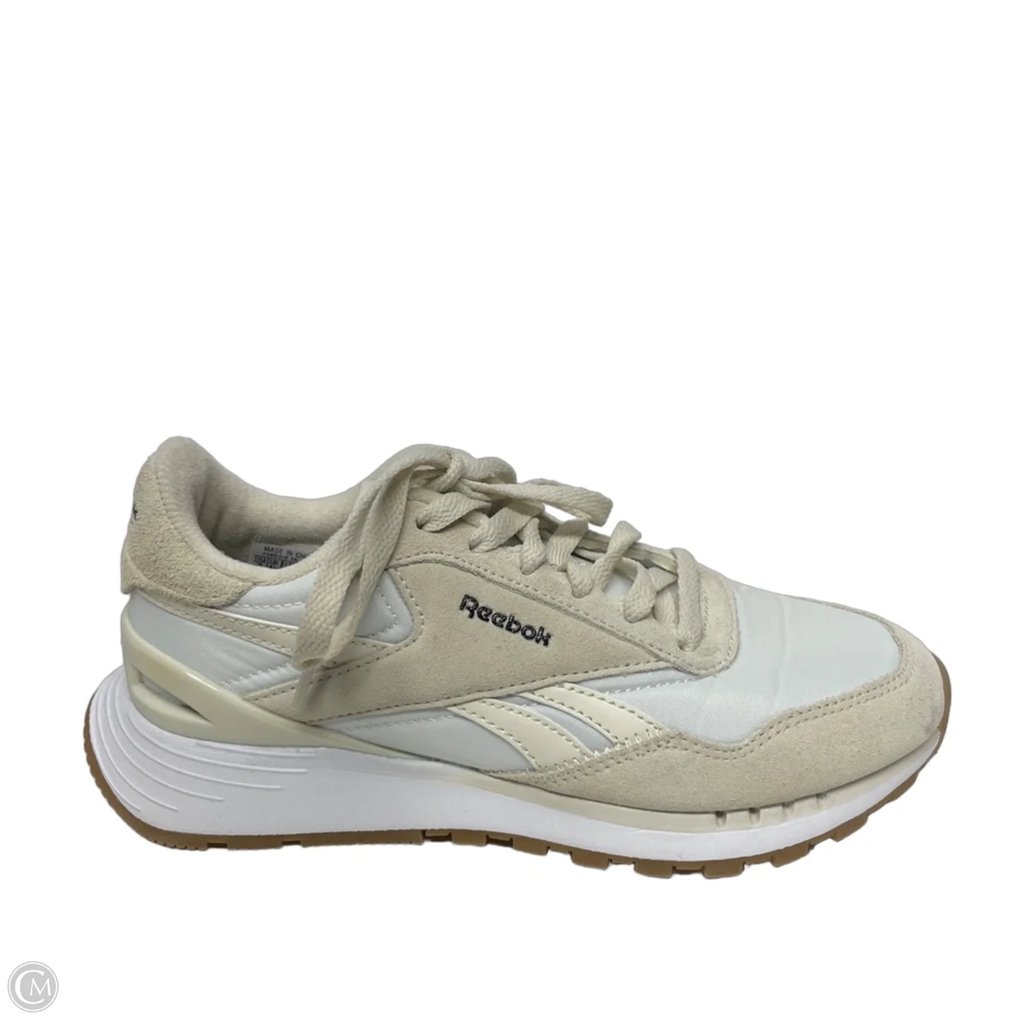 Shoes Athletic By Reebok In Cream & White, Size: 7