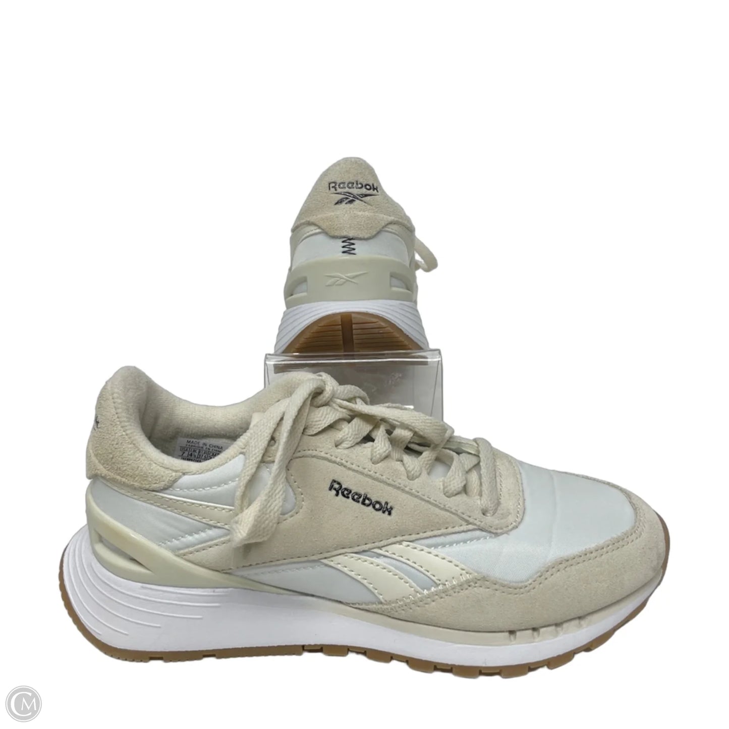 Shoes Athletic By Reebok In Cream & White, Size: 7