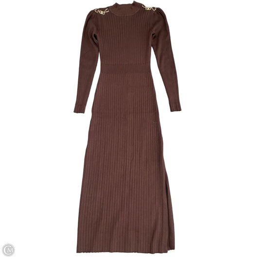 Dress Casual Midi By Nanette By Nanette Lepore In Brown, Size: Xs