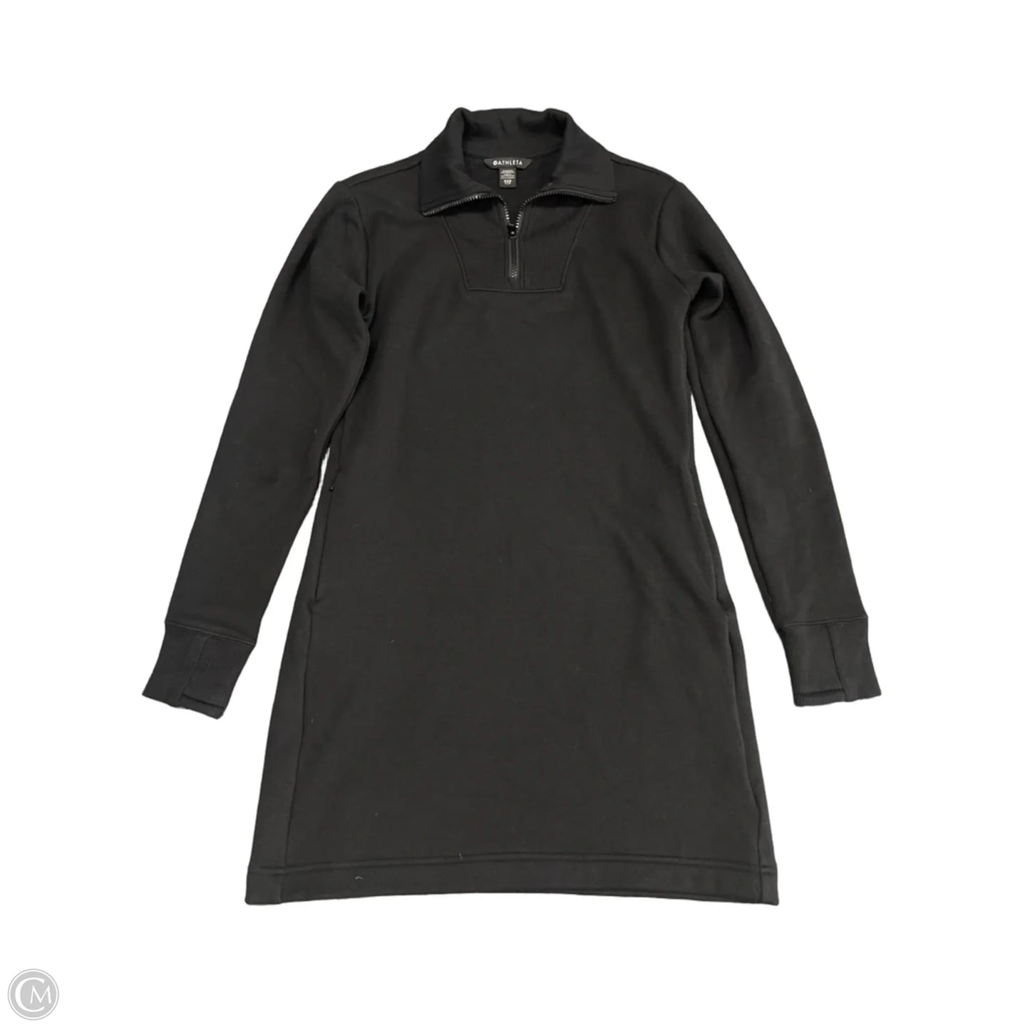 Athletic Dress By Athleta In Black, Size: Xxs
