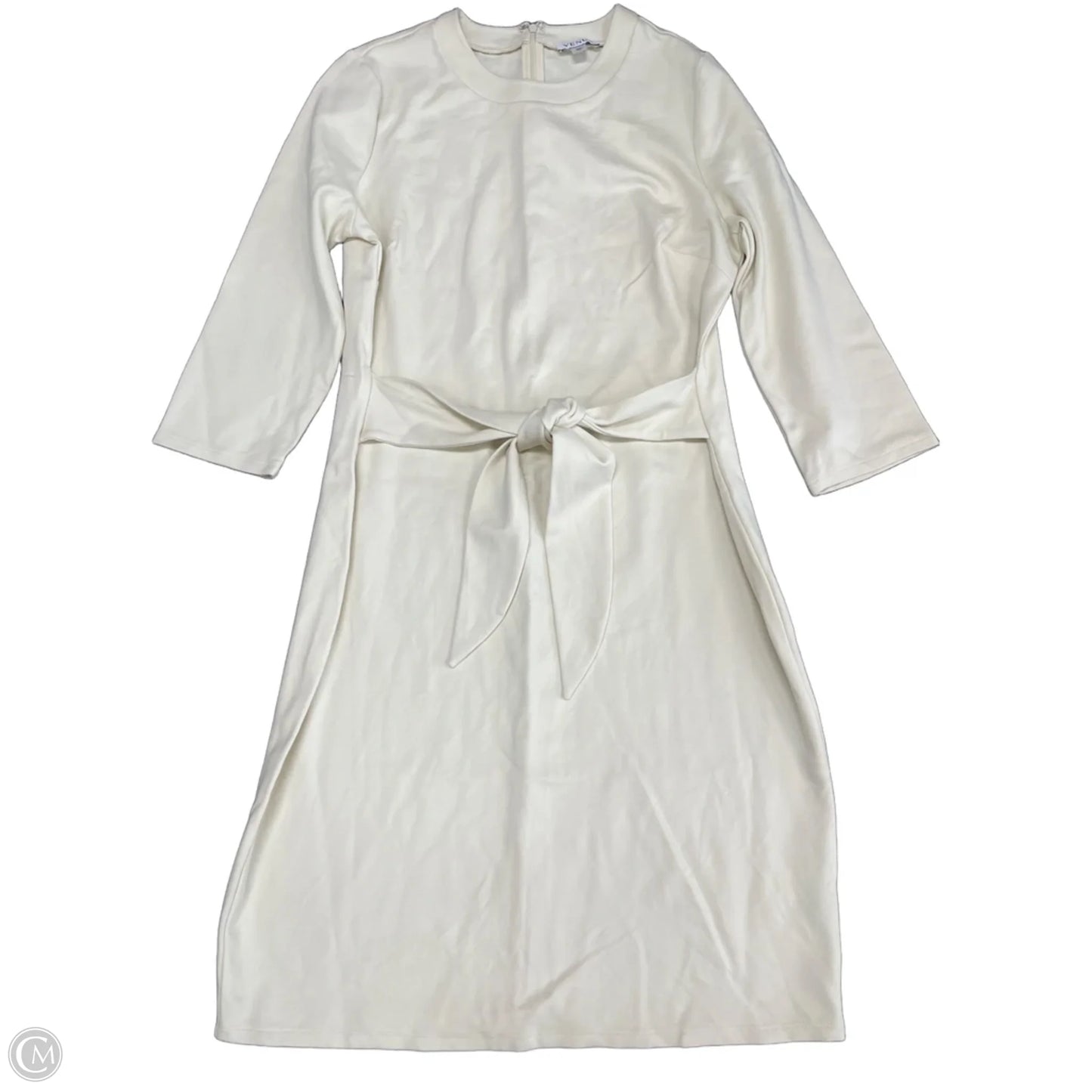 Dress Casual Midi By Venus In Cream, Size: L