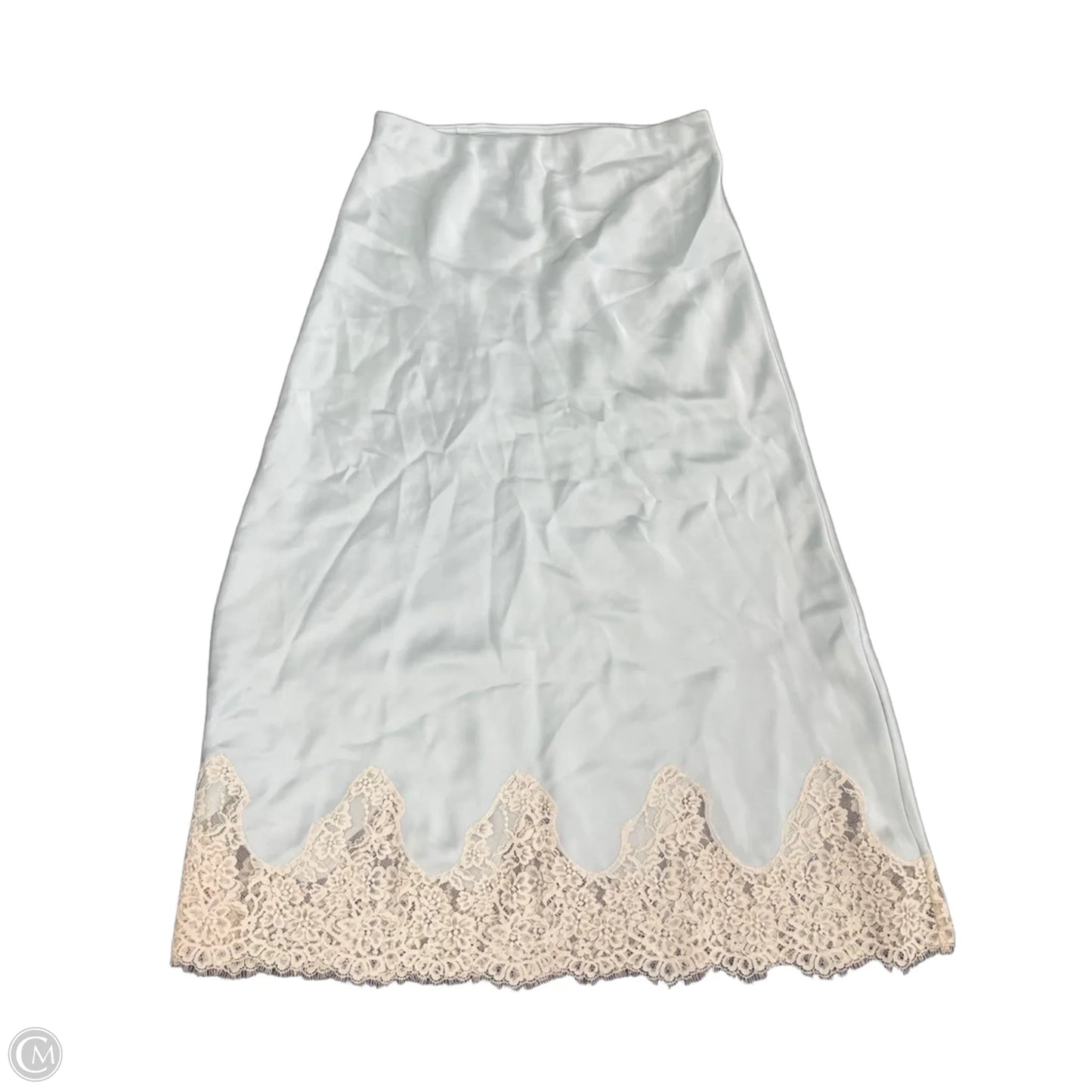 Skirt Midi By Wilfred In Blue & Cream, Size: M