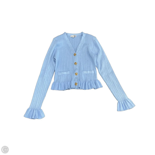 Cardigan By Fashion Nova In Blue, Size: Xs