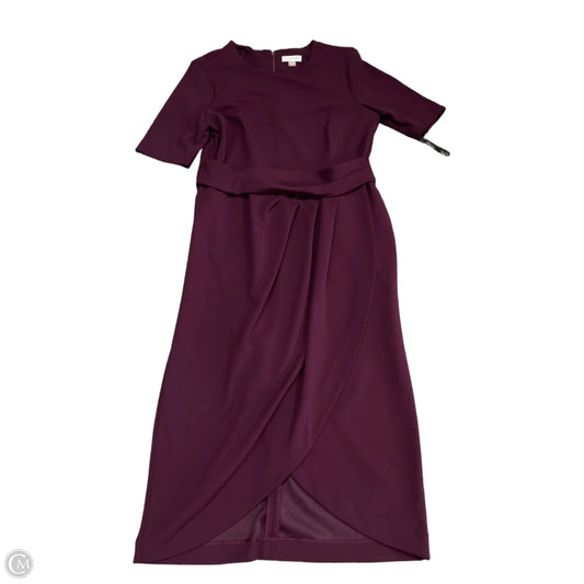 Dress Work By Calvin Klein In Purple, Size: 12