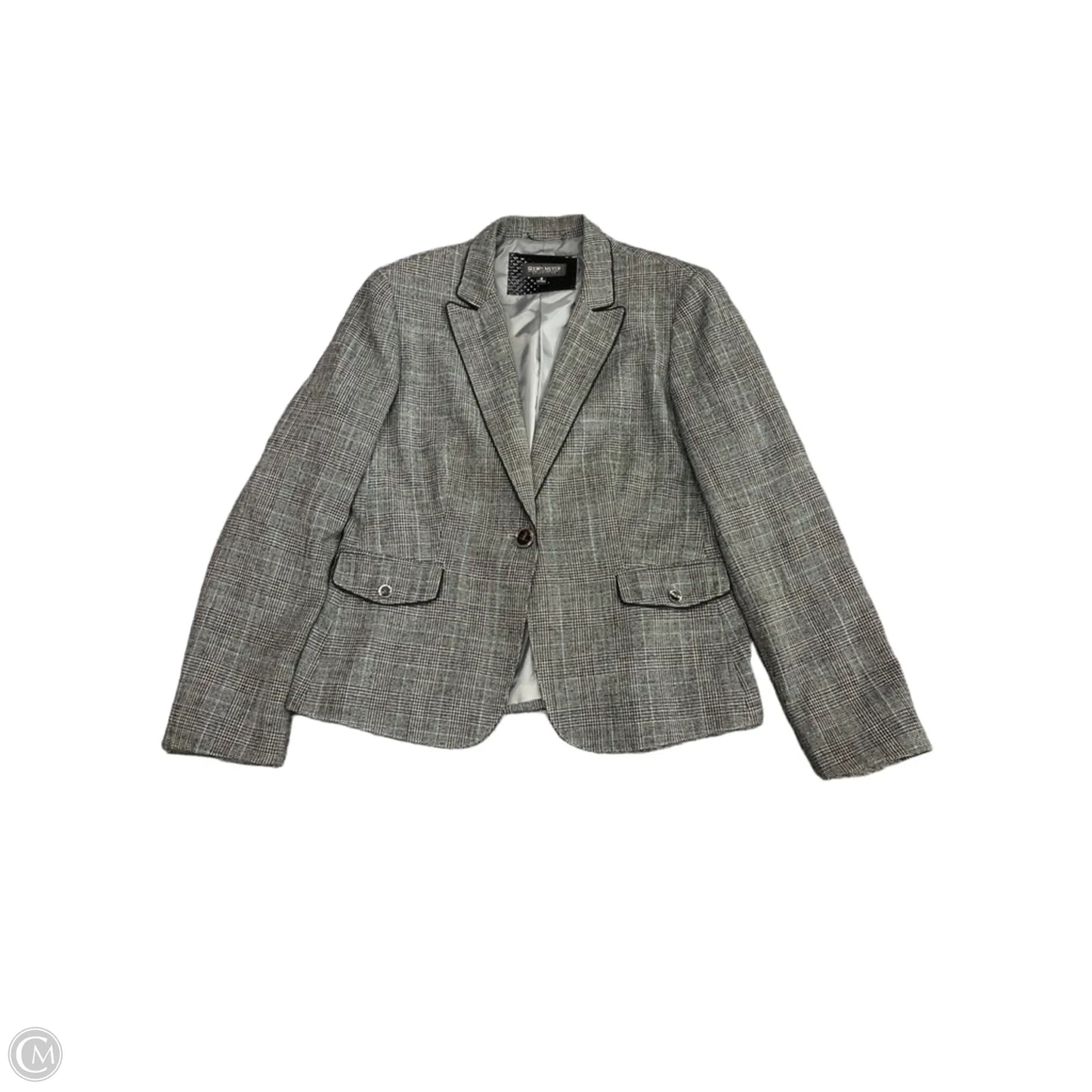 Blazer By John Meyer In Green & Grey, Size: 10