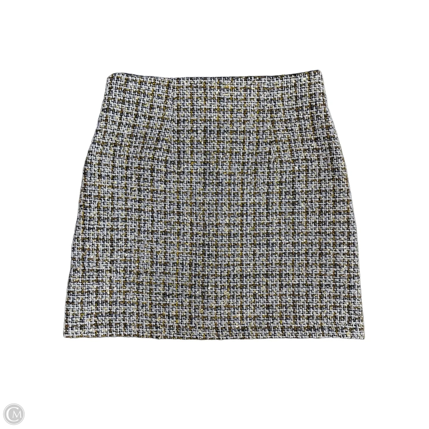 Skirt Mini & Short By Loft In Blue & White, Size: 0