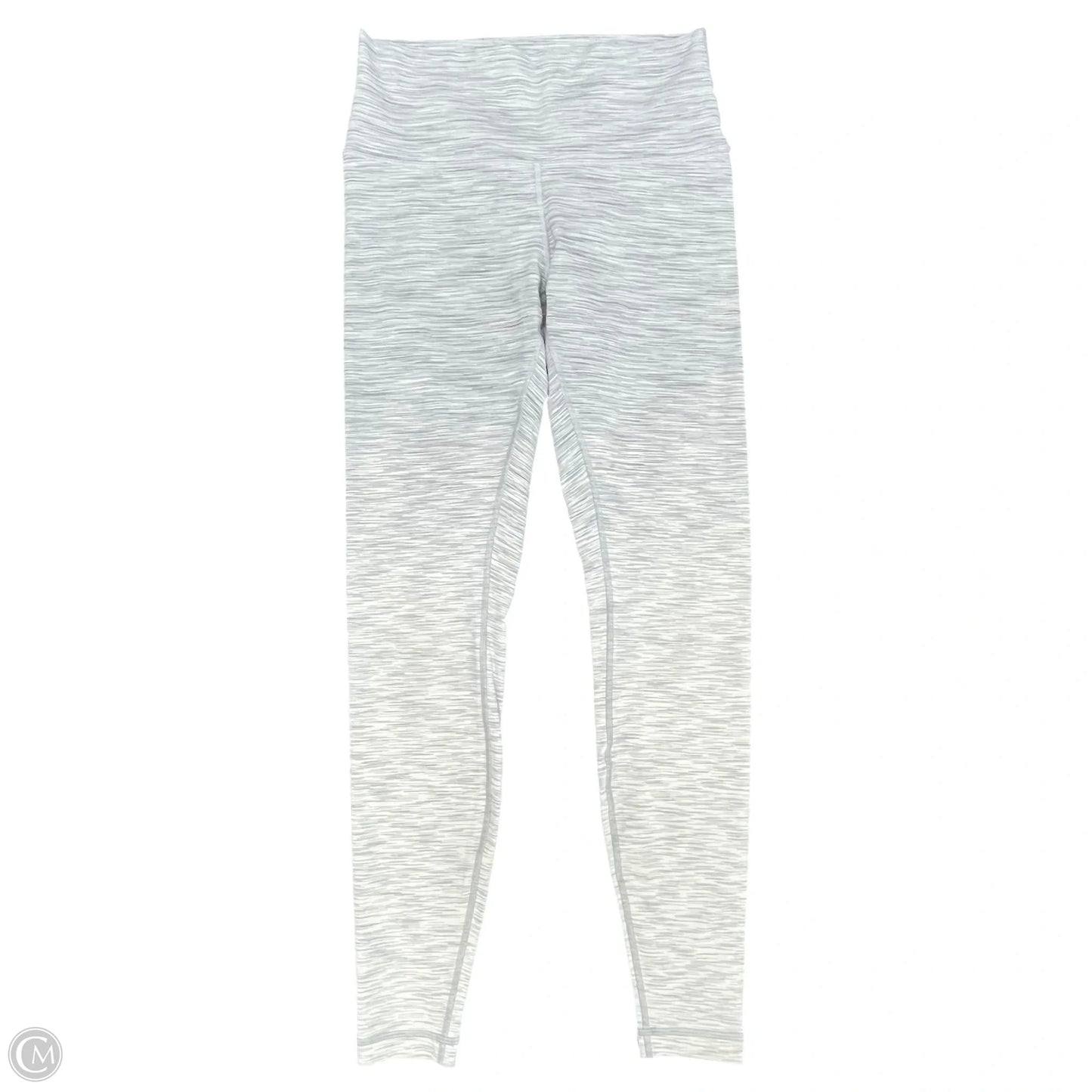 Athletic Leggings By Lululemon In Grey & White, Size: 6
