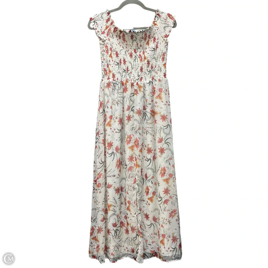 Dress Casual Midi By Cece In Floral Print, Size: M