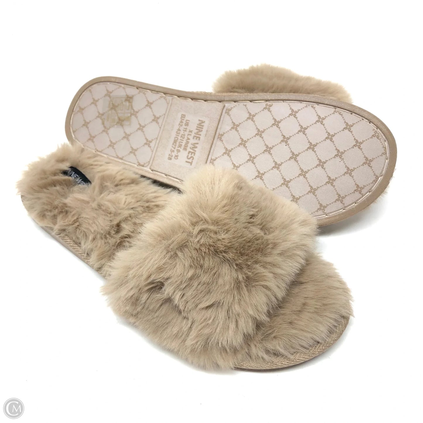 Slippers By Nine West In Beige