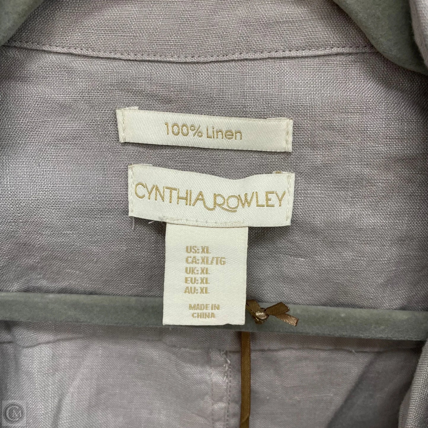 Jacket Other By Cynthia Rowley In Grey, Size: Xl