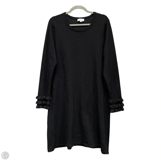 Dress Sweater By Calvin Klein In Black, Size: Xl