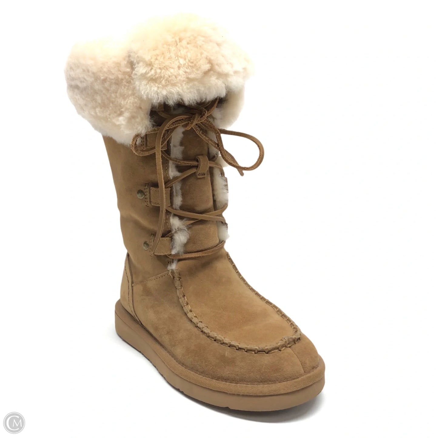 Boots Designer By Ugg In Tan, Size: 5