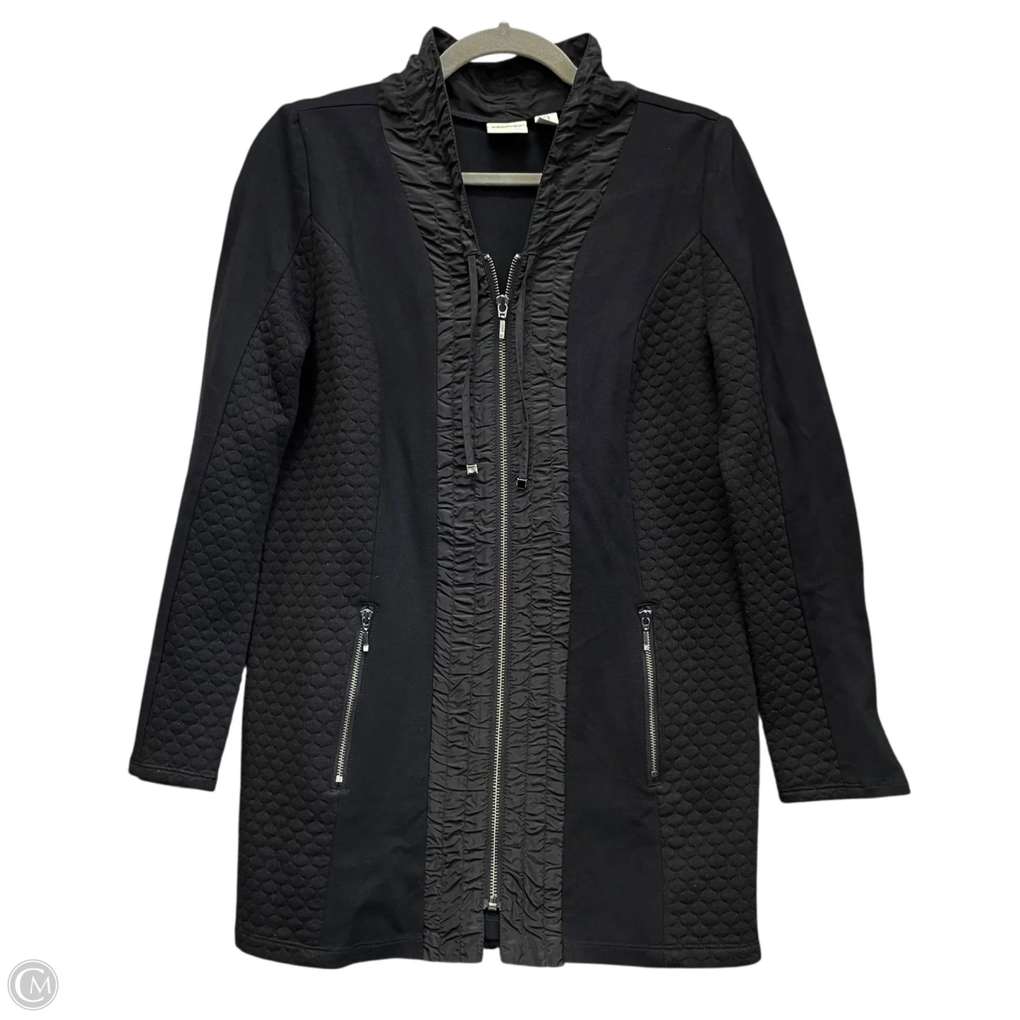 Athletic Jacket By Chicos In Black, Size: S
