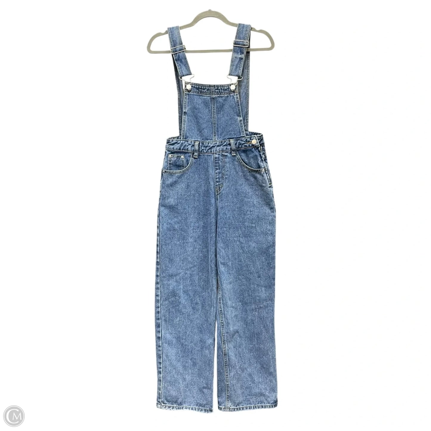 Overalls By Clothes Mentor In Blue Denim, Size: S