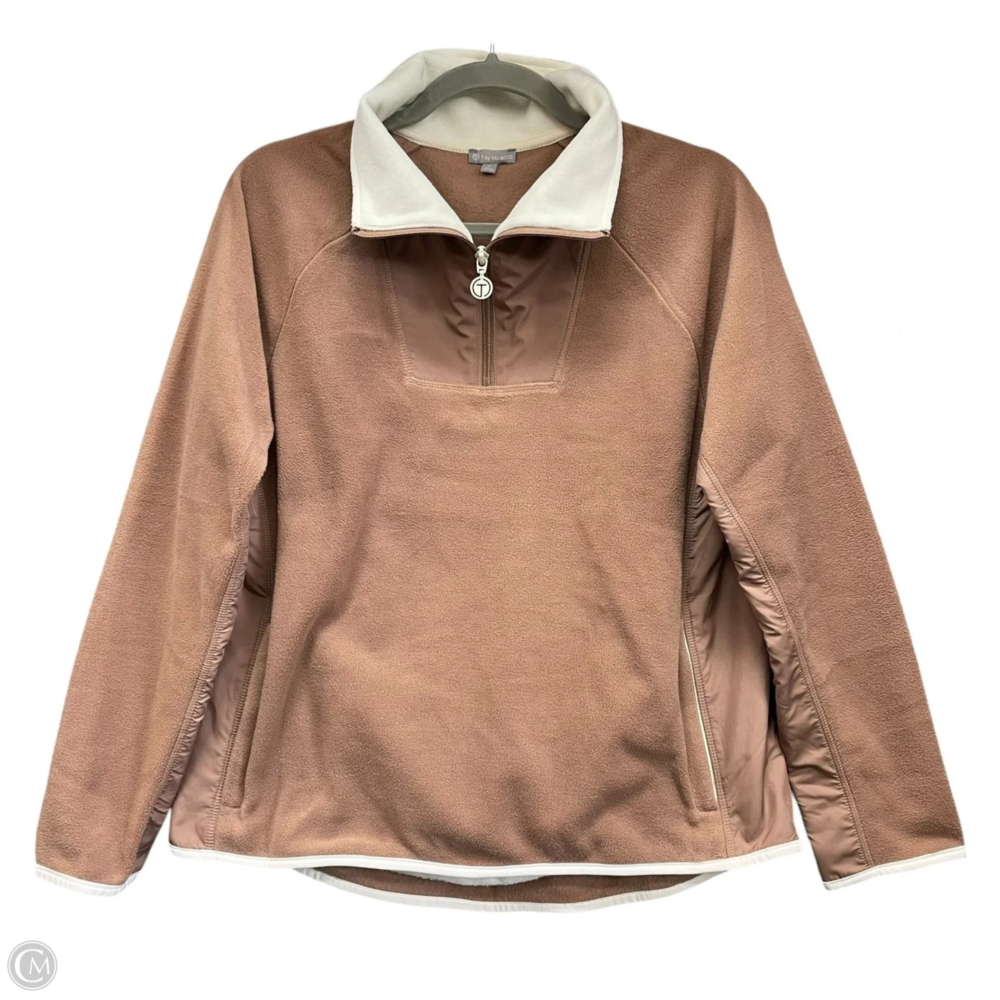 Athletic Fleece By Talbots In Tan, Size: M