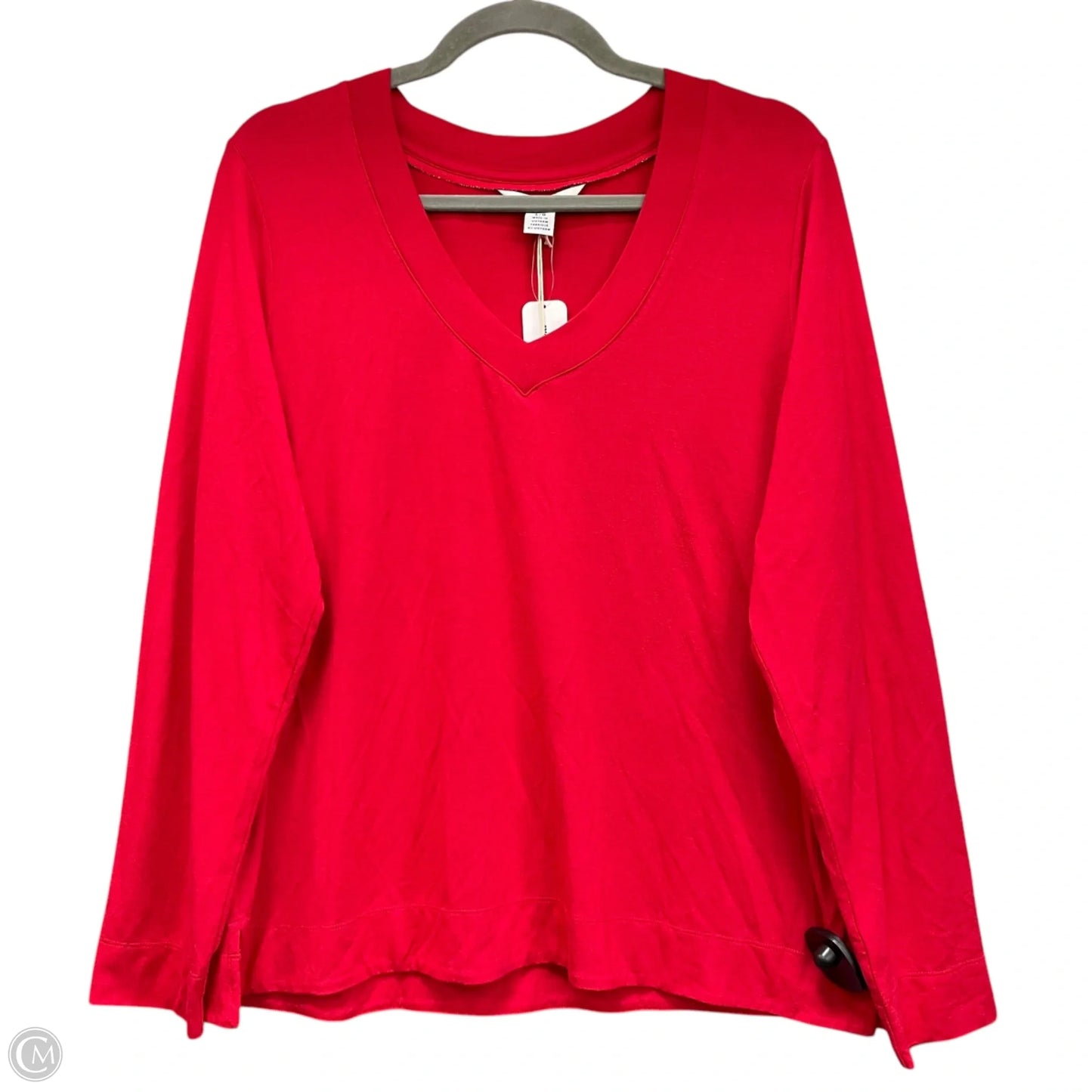 Top Long Sleeve By Tommy Bahama In Red, Size: L