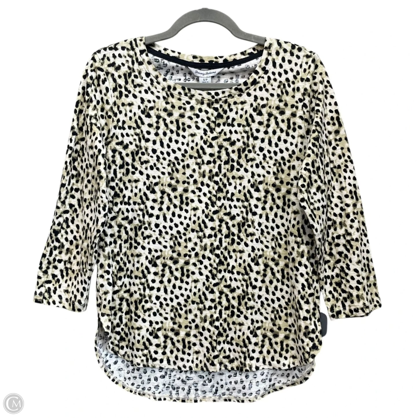 Top Long Sleeve By Tommy Bahama In Animal Print, Size: S