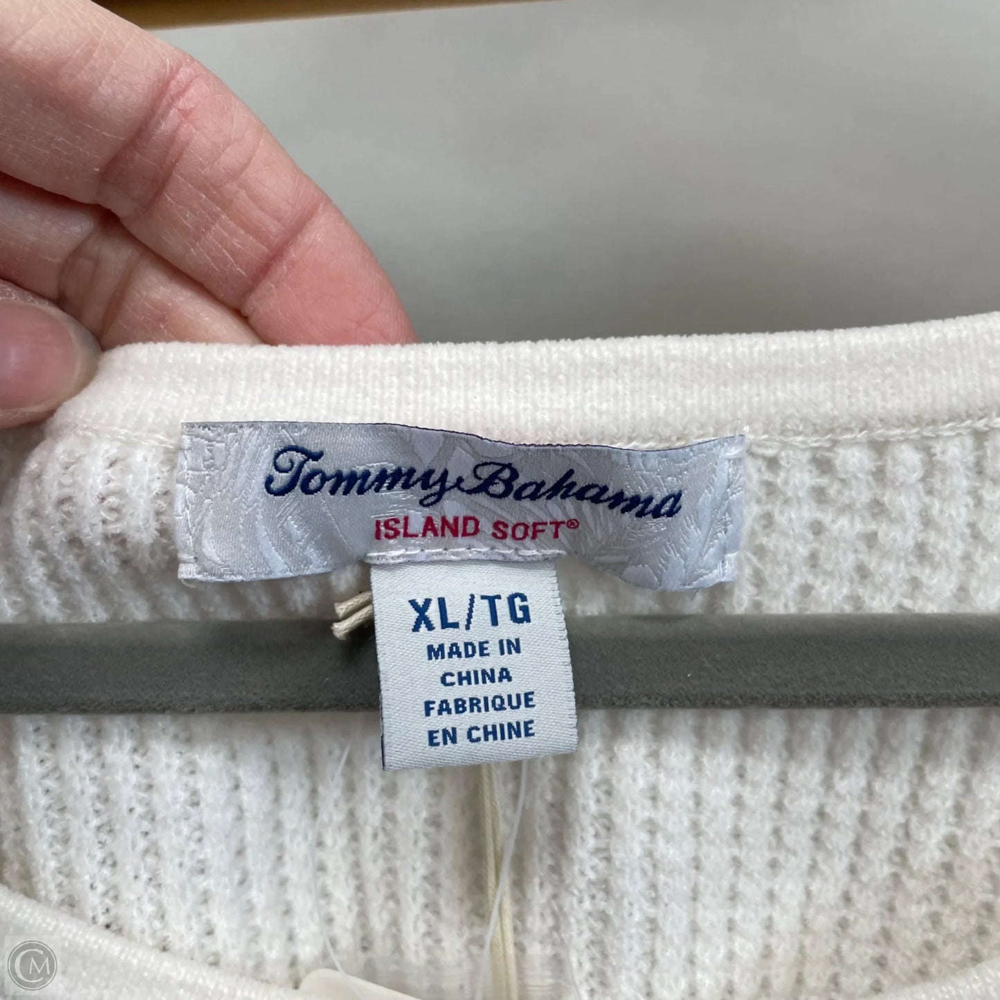 Sweater By Tommy Bahama In Cream, Size: Xl